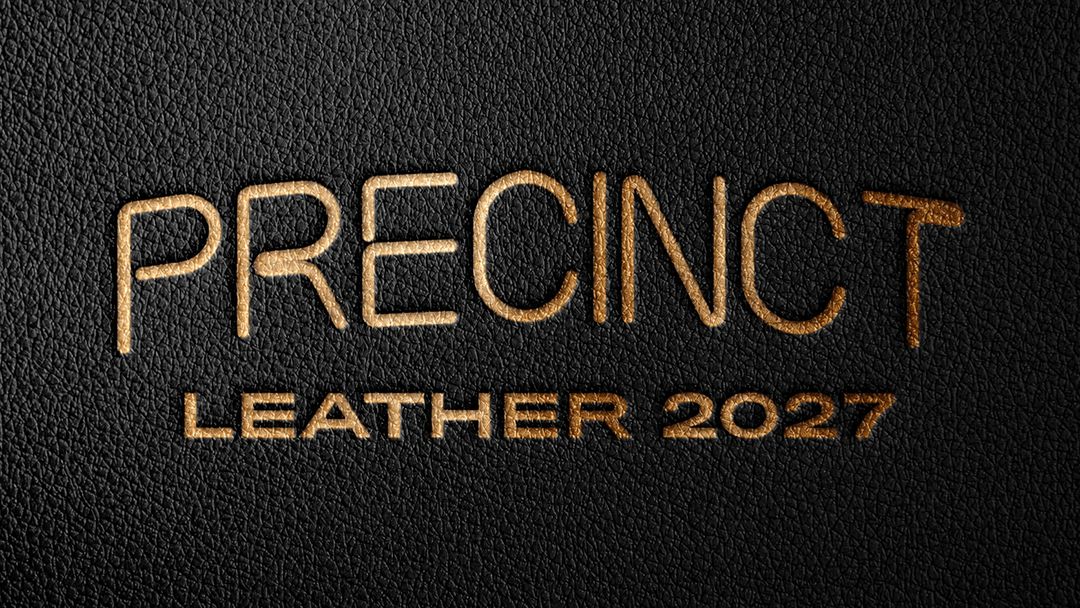 Precinct Leather Contest flyer