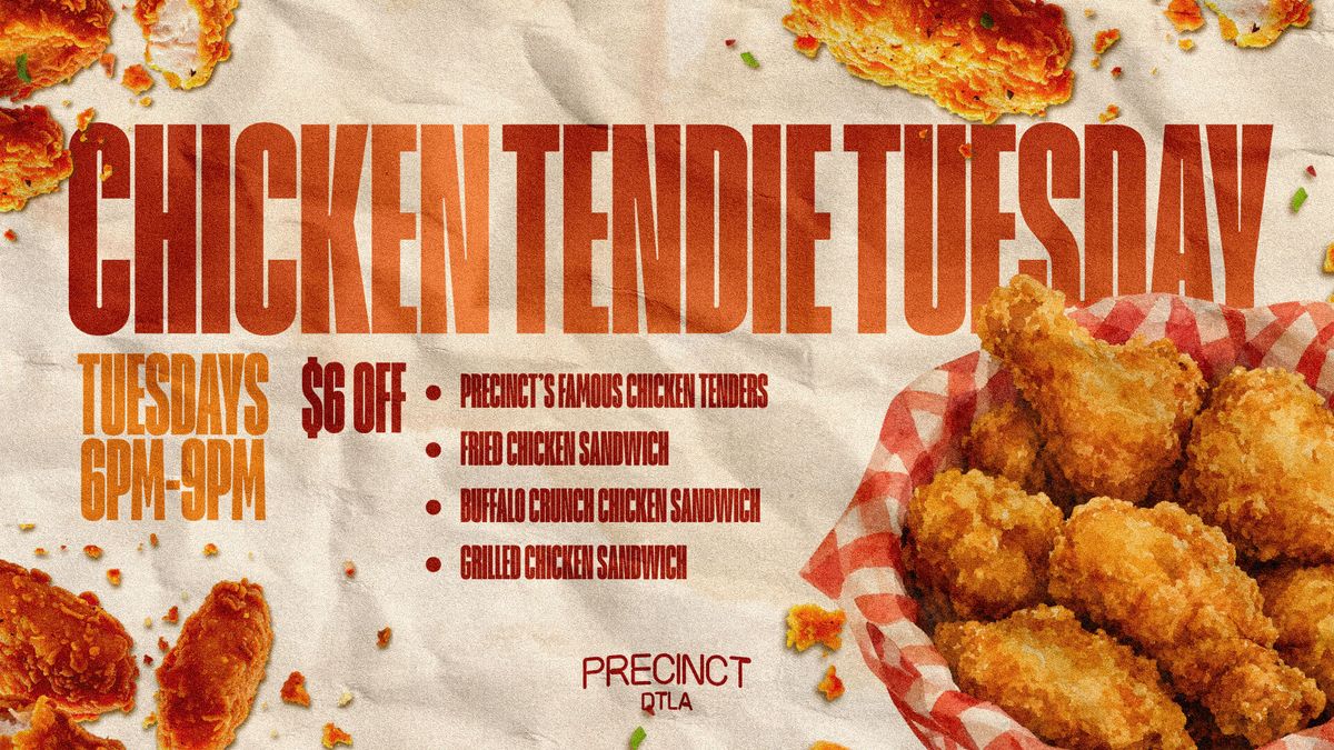 Tendie Tuesday flyer