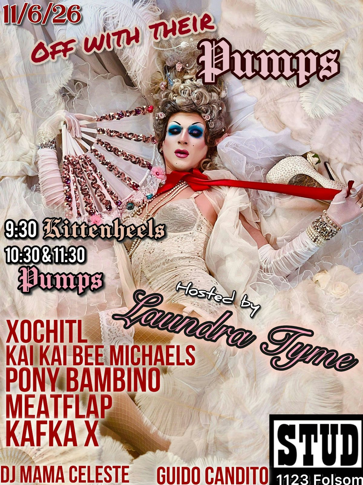 Pumps at The Stud : Off With Their Pumps! flyer
