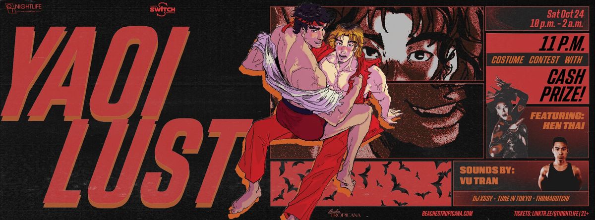 Switch WeHo | Yaoi Lust flyer