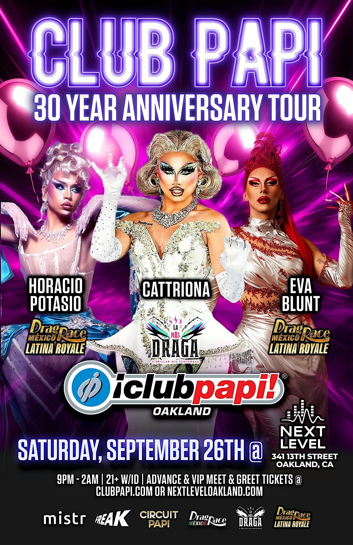 Club Papi 30 Year Anniversary flyer