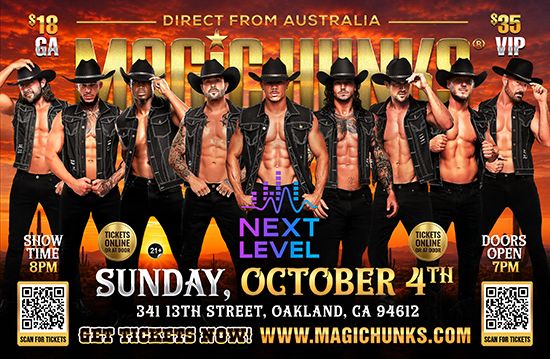 MAGIC HUNKS® @ Next Level flyer