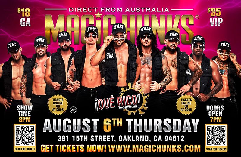 Magic Hunks flyer