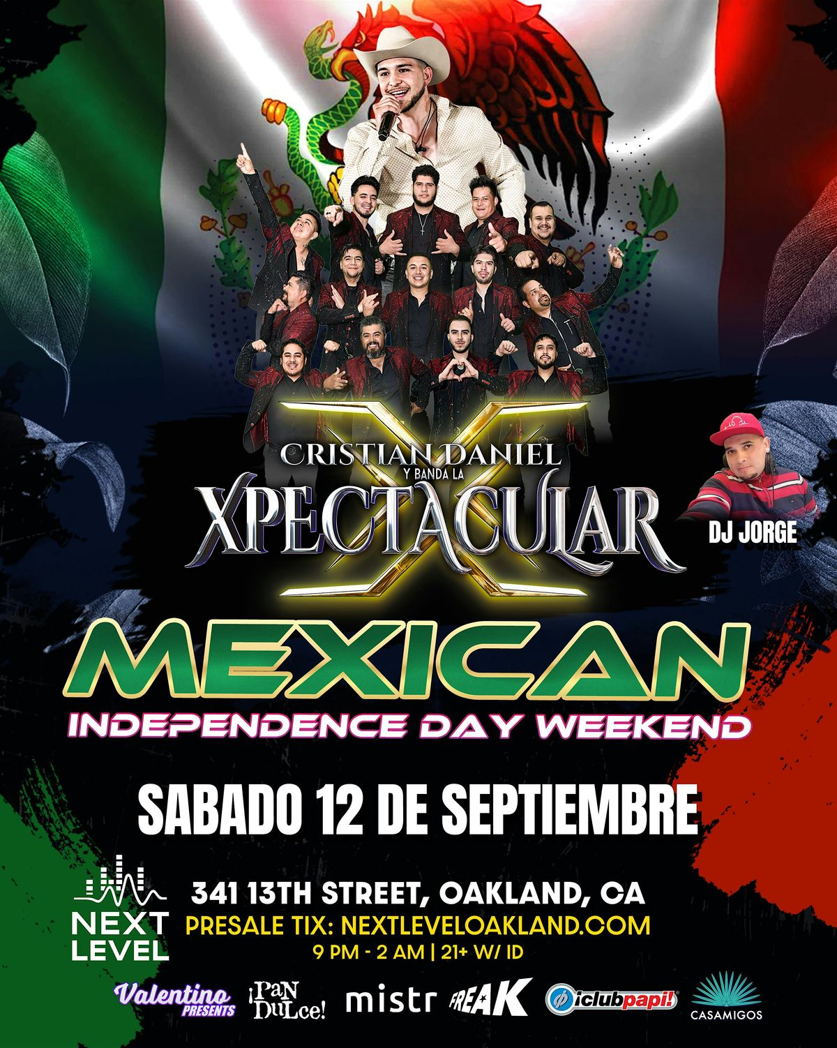 Mexican Independence Day: Banda en vivo flyer