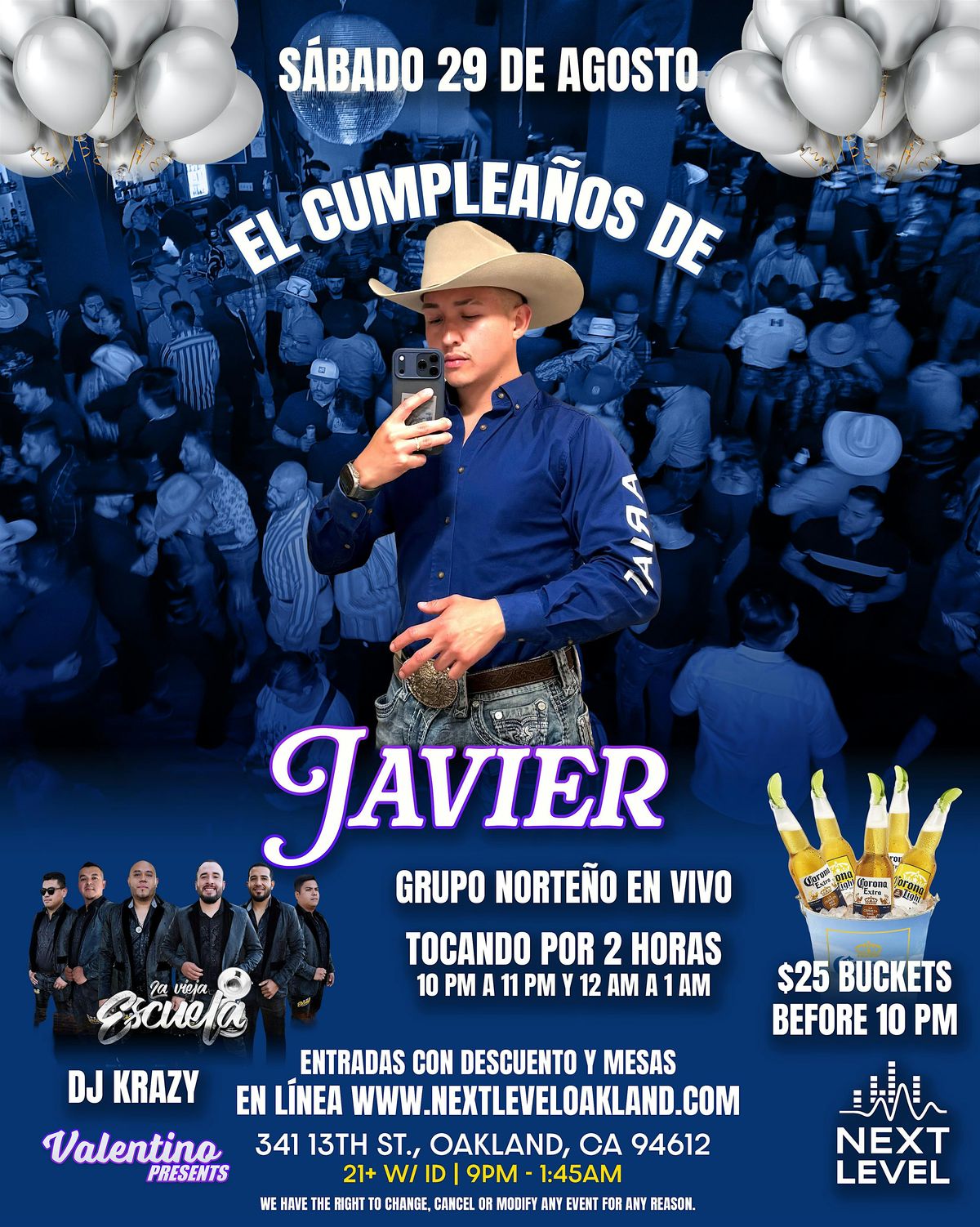 Noches Latina en Next Level: Banda en Vivo vs Reggaeton flyer