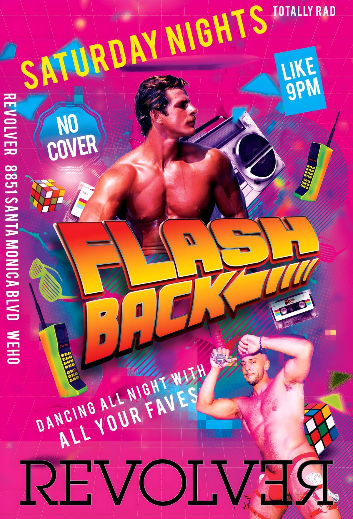 Flash Back Saturdays flyer