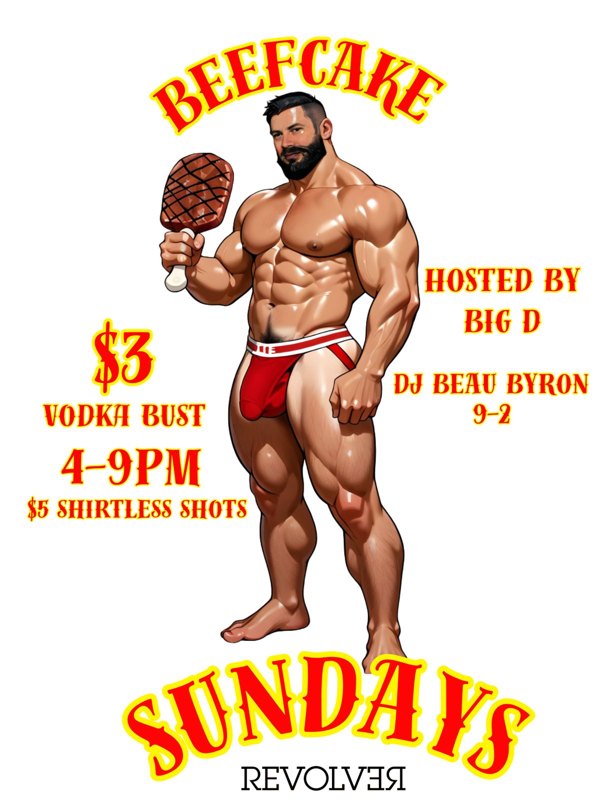 Sunday $3 Vodka Bust 5-8pm Titos and Milagro $8 8-Close flyer
