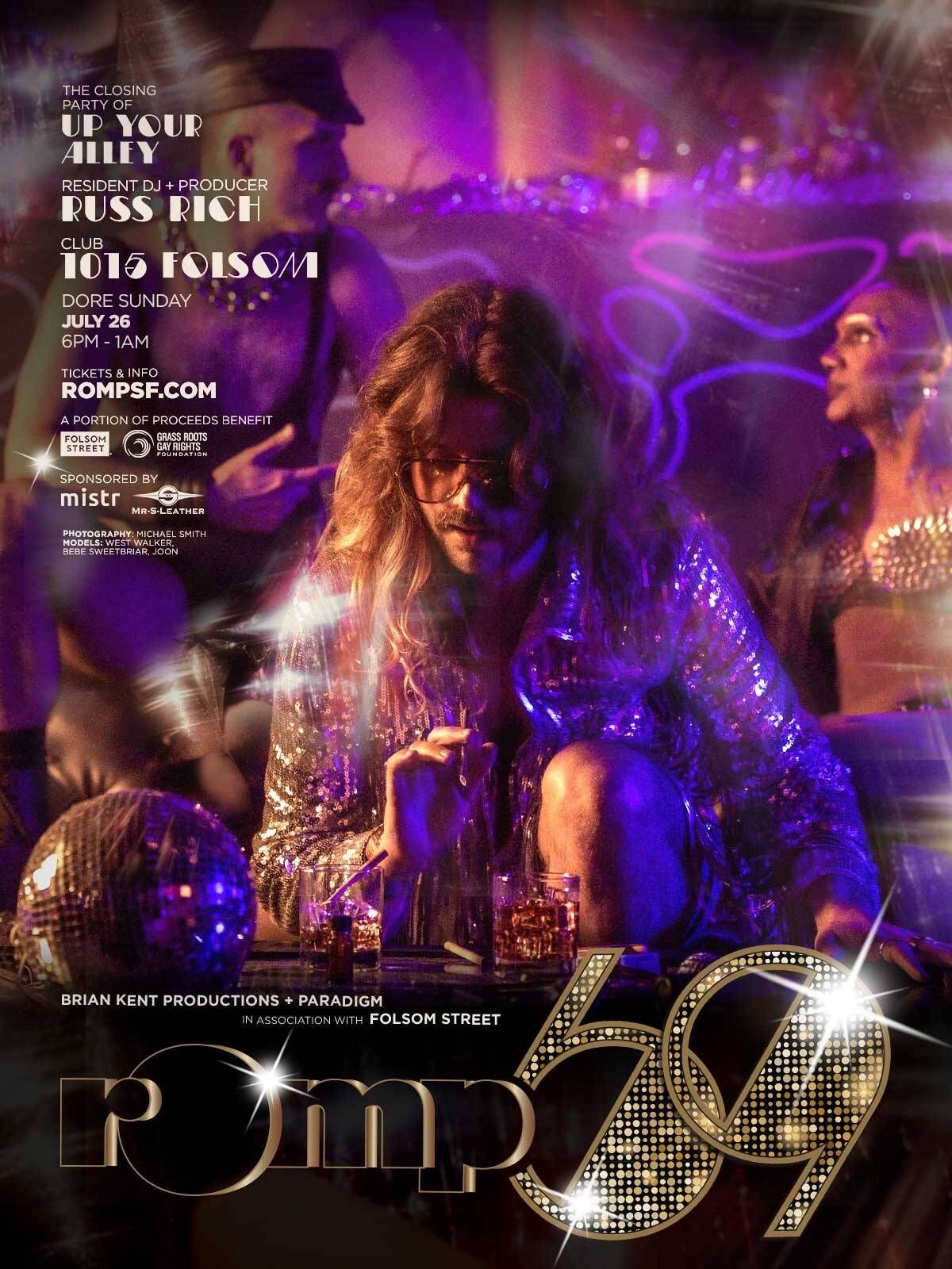 ROMP T-Dance: ROMP 69 – The Dirty Discotheque flyer