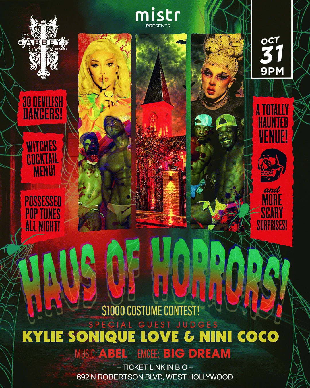Haus of Horrors flyer