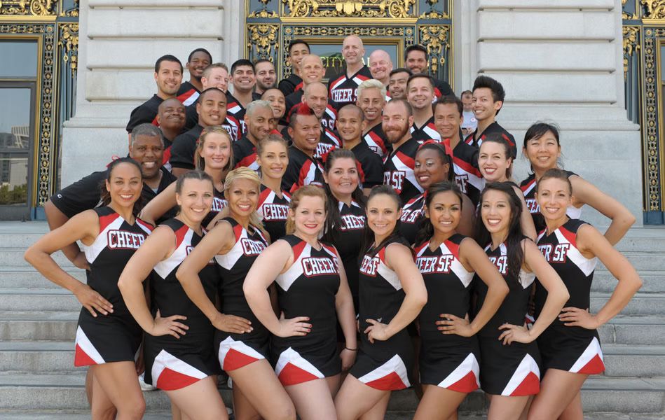 Cheer SF Fundraiser flyer