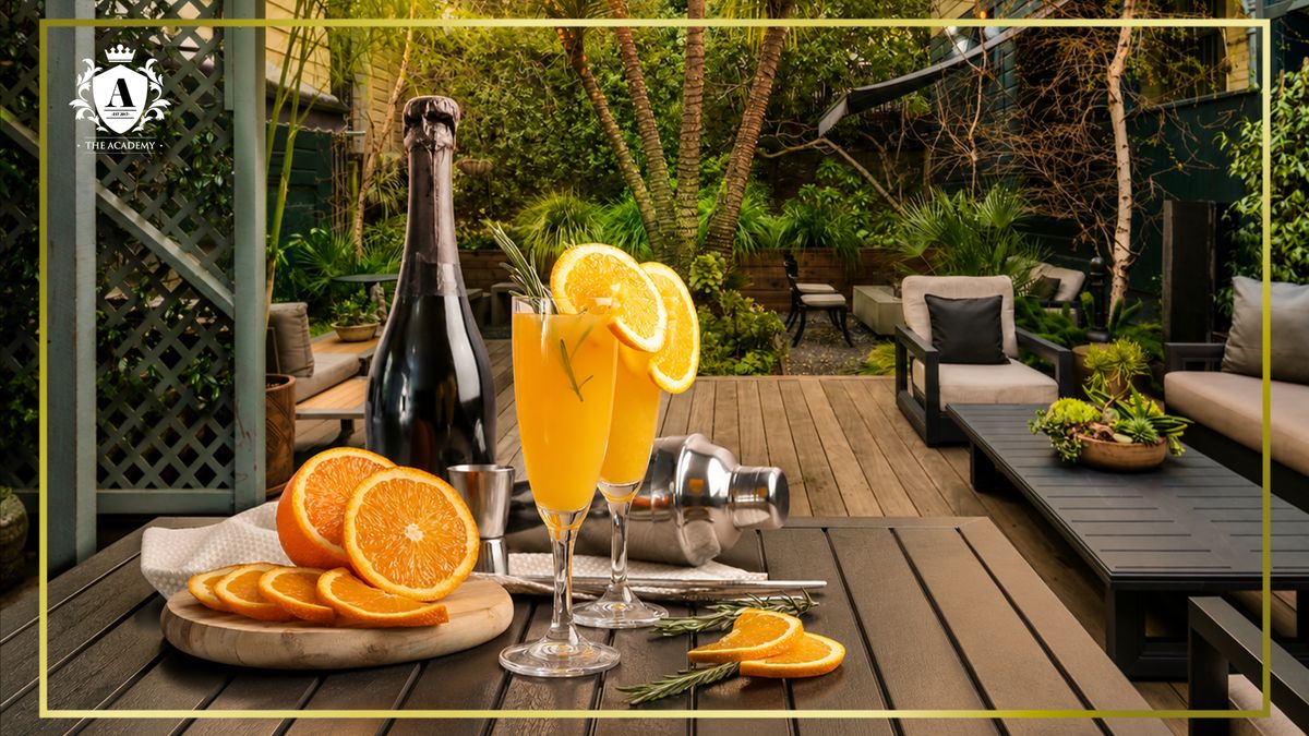Mimosas In The Garden flyer
