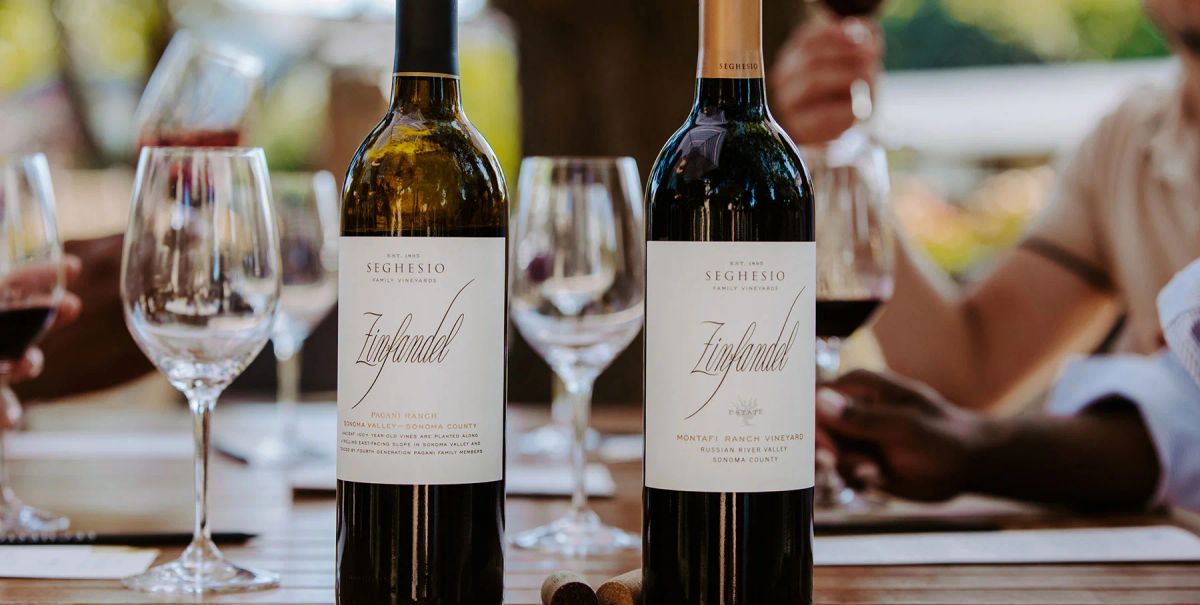 Wine tasting with Seghesio Winery flyer