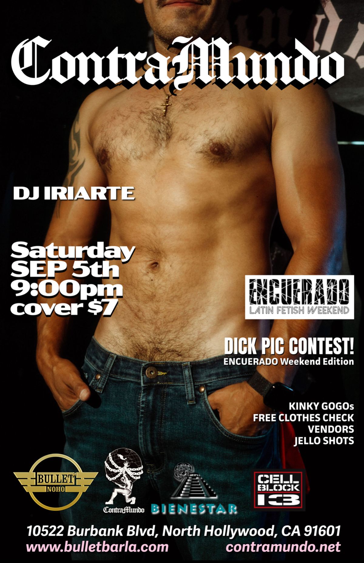 CONTRA MUNDO: ENCUERADO + DJ IRIARTE flyer