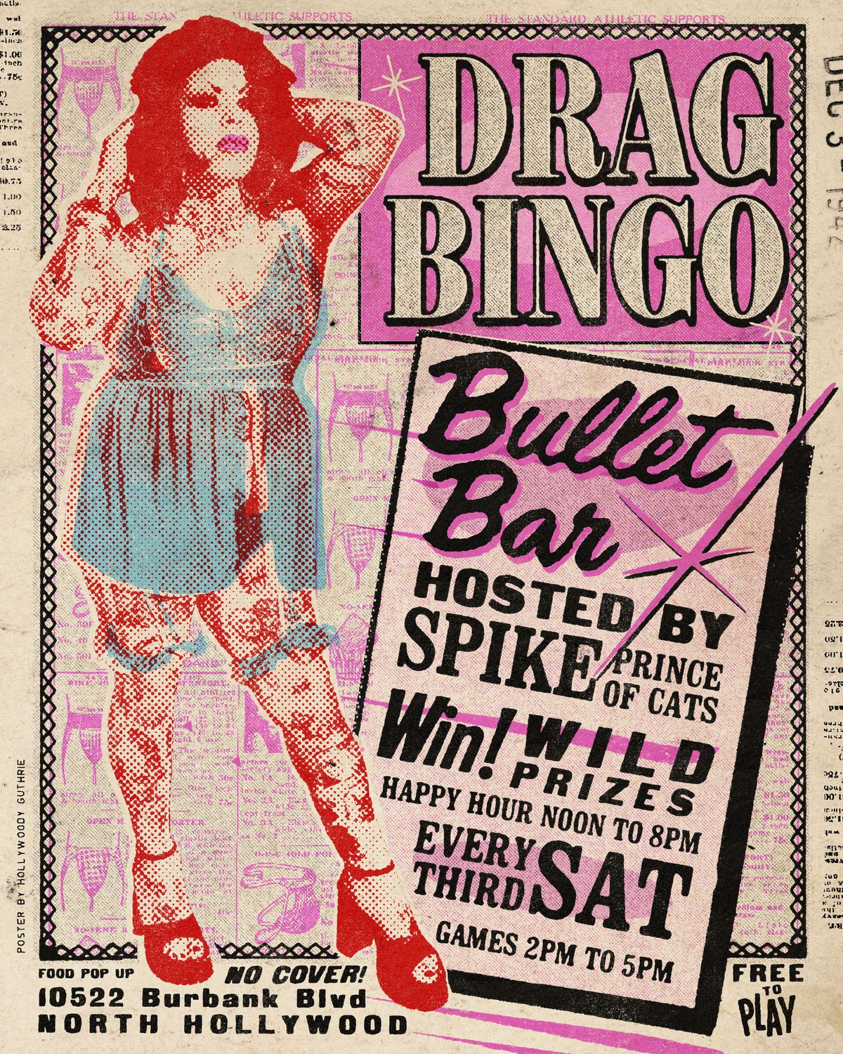 DRAG BINGO with SPIKE flyer