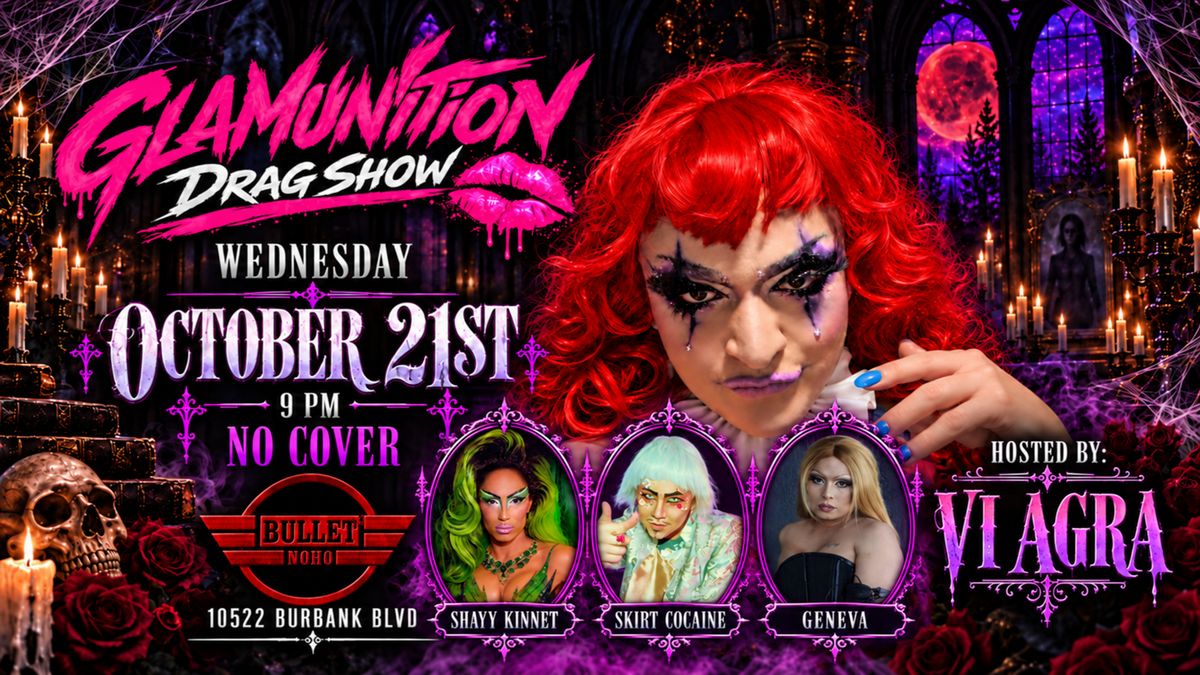 Glamunition Drag Show - Hosted by Vi Agra flyer