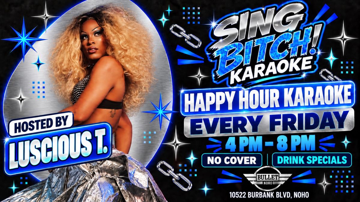 HAPPY HOUR DRAG KARAOKE flyer
