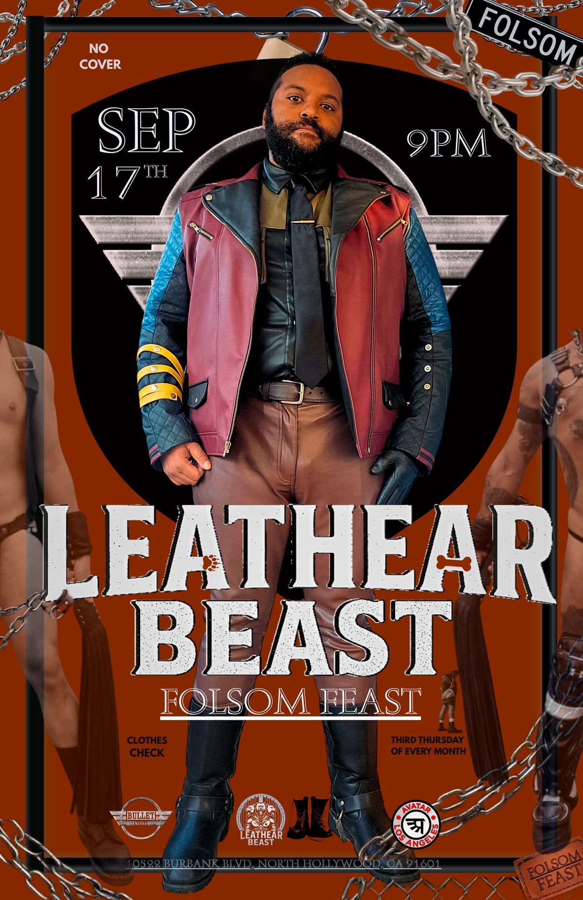 LEATHEAR BEAST: FOLSOM FEAST flyer