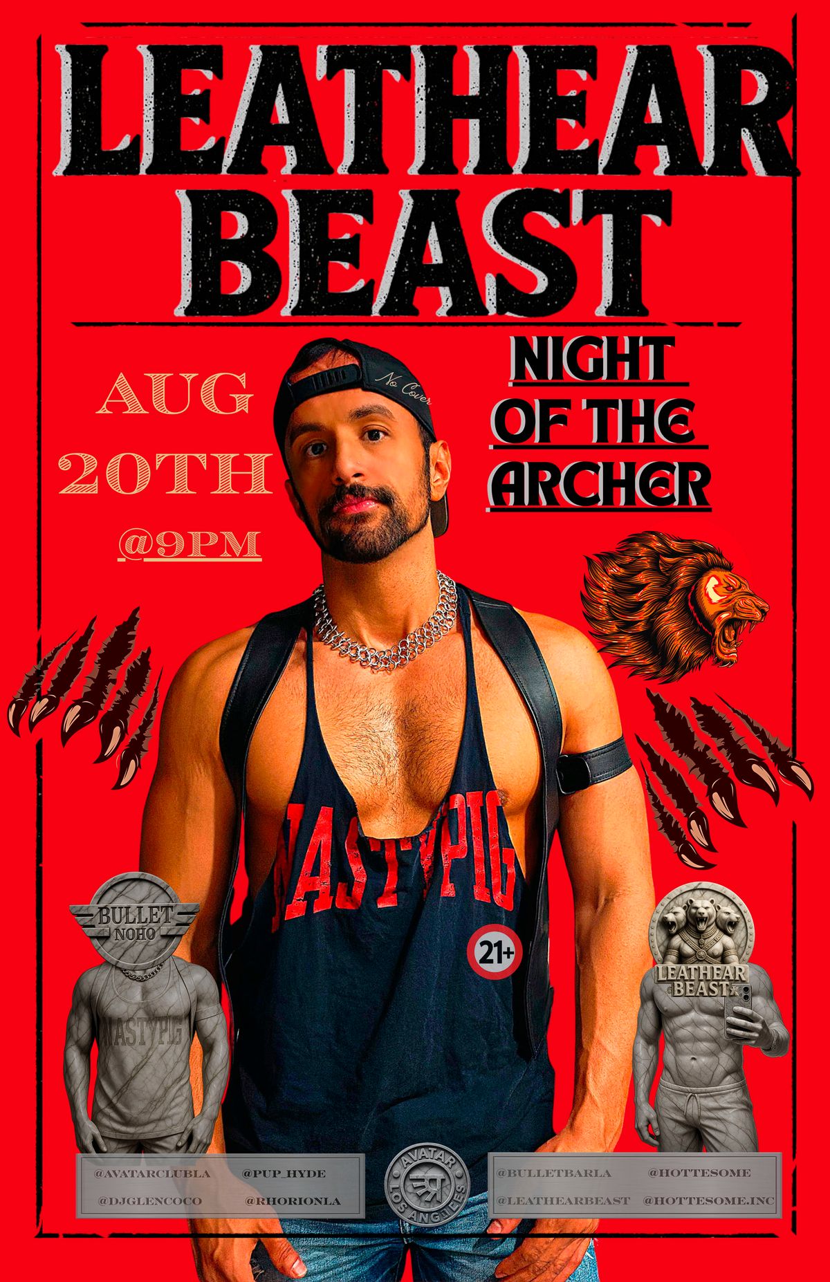 LEATHEAR BEAST: NIGHT OF THE ARCHER flyer