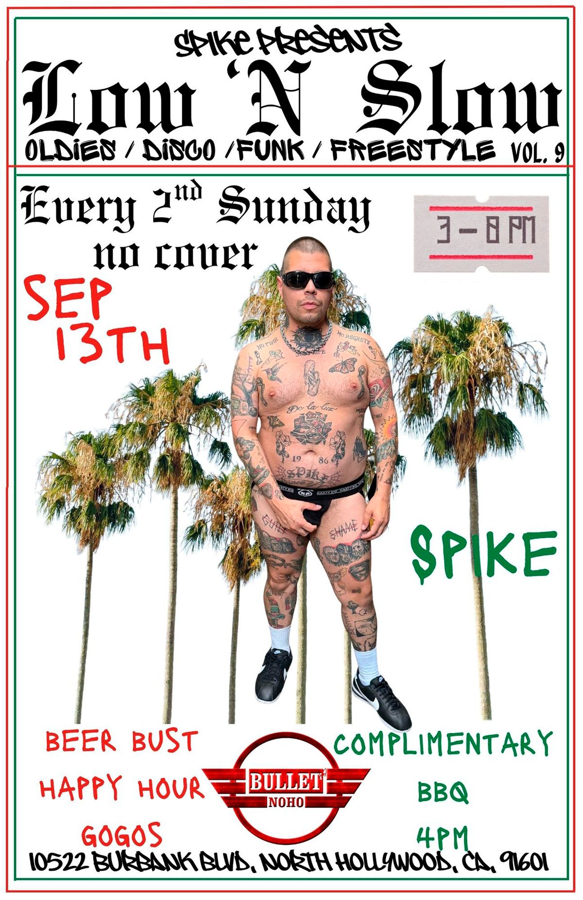 LOW 'N SLOW with SPIKE flyer