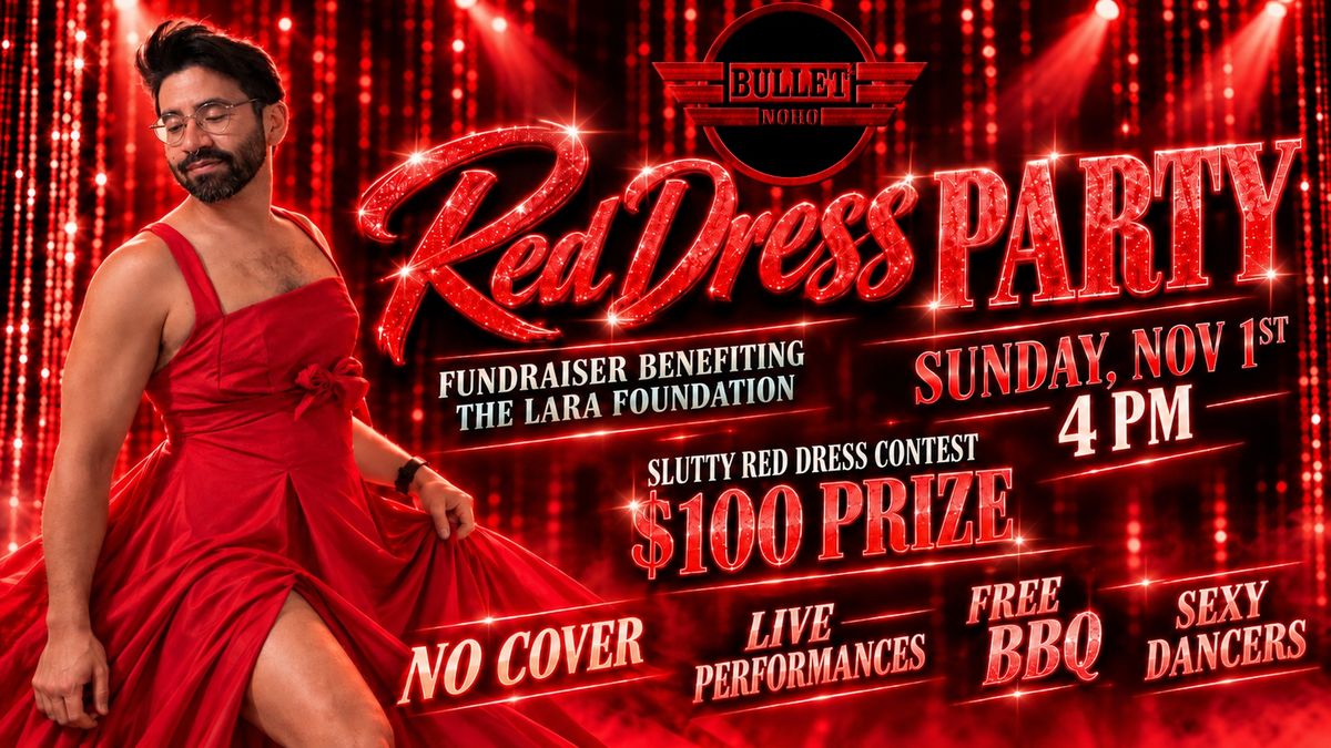 Red Dress Party flyer