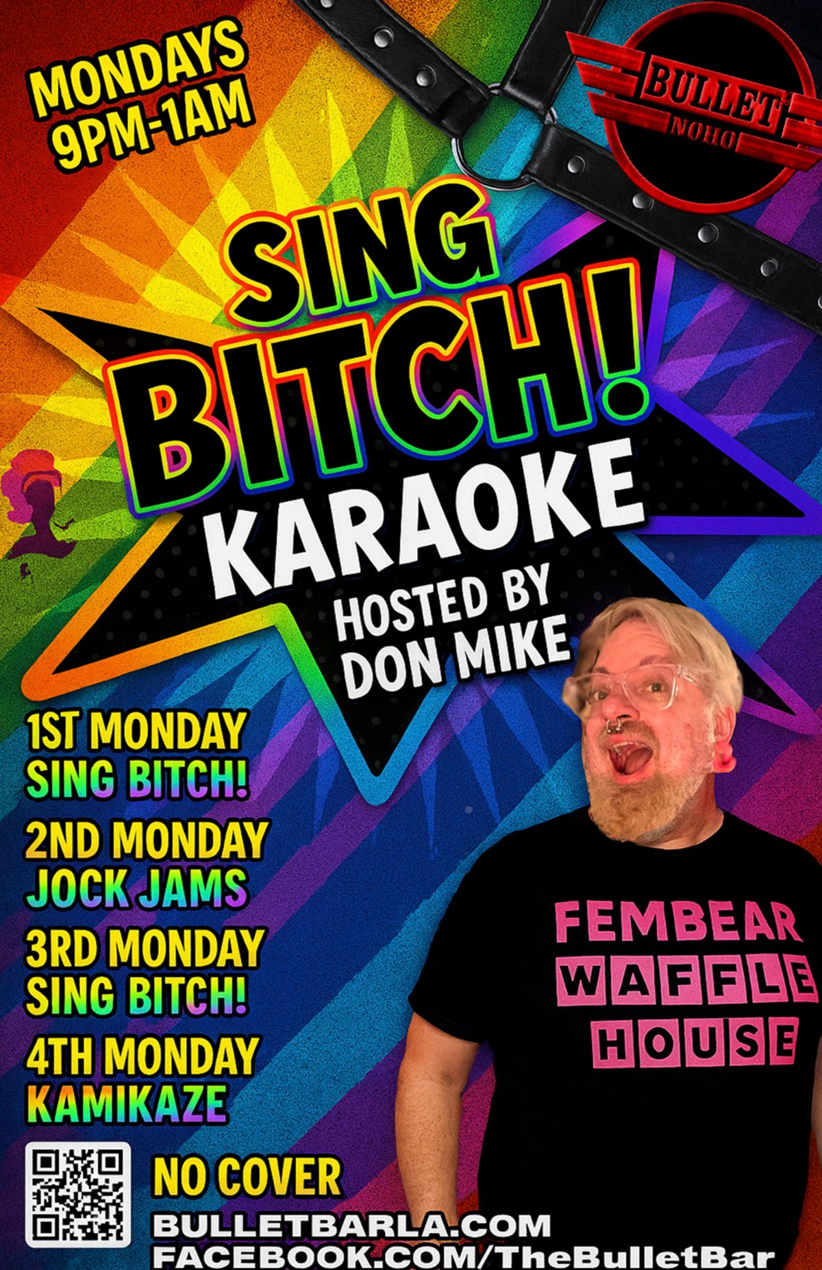 SING BITCH! KARAOKE with DON MIKE flyer