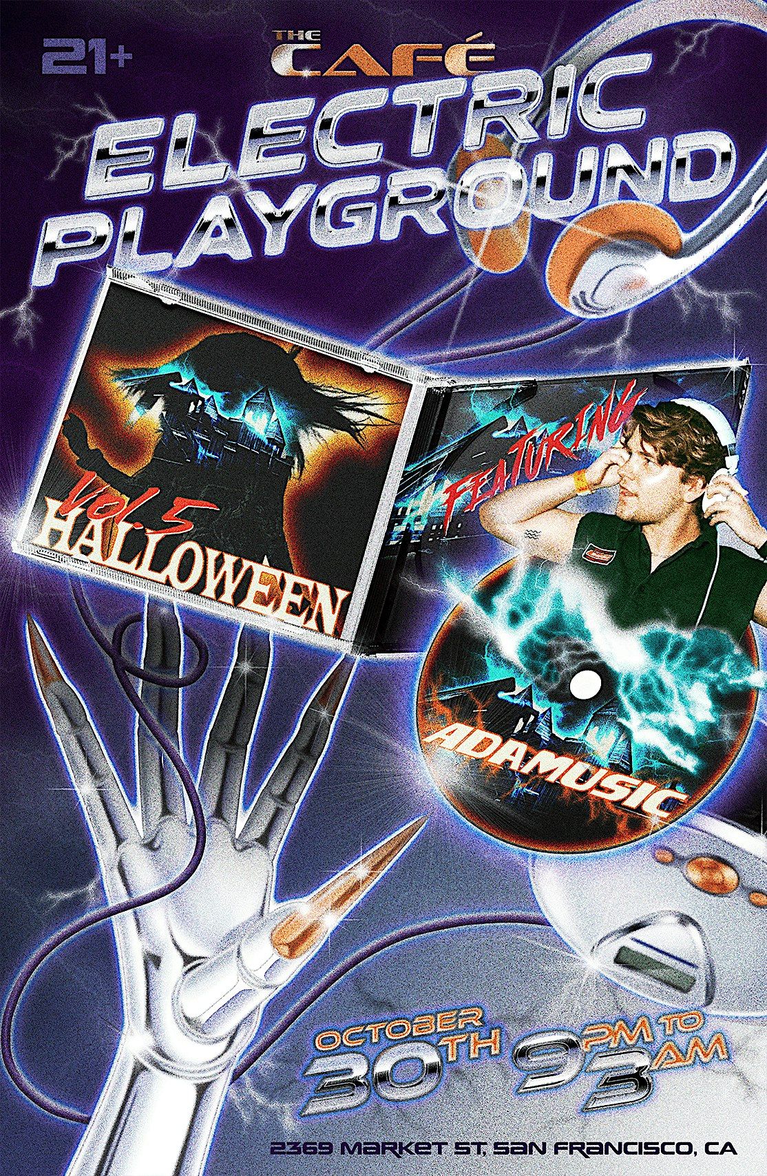The Café Presents: Electric Playground Vol. 5 | Halloween Edition flyer