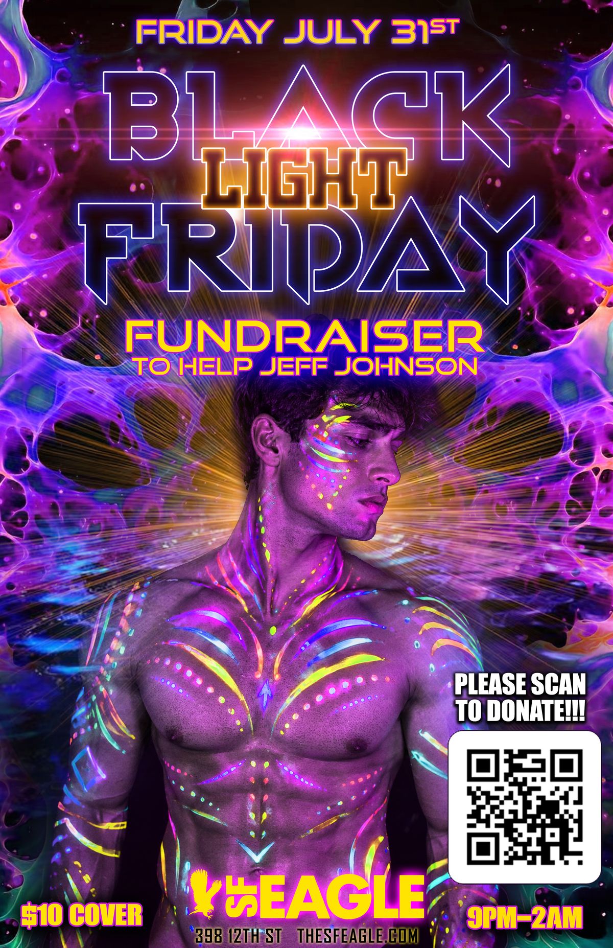 Black Light Friday flyer