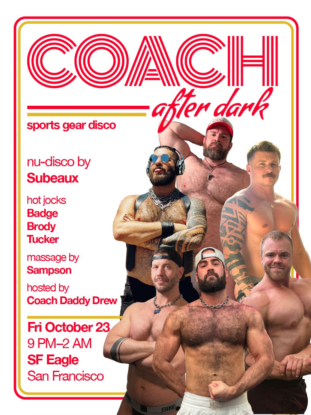 Coach After Dark flyer