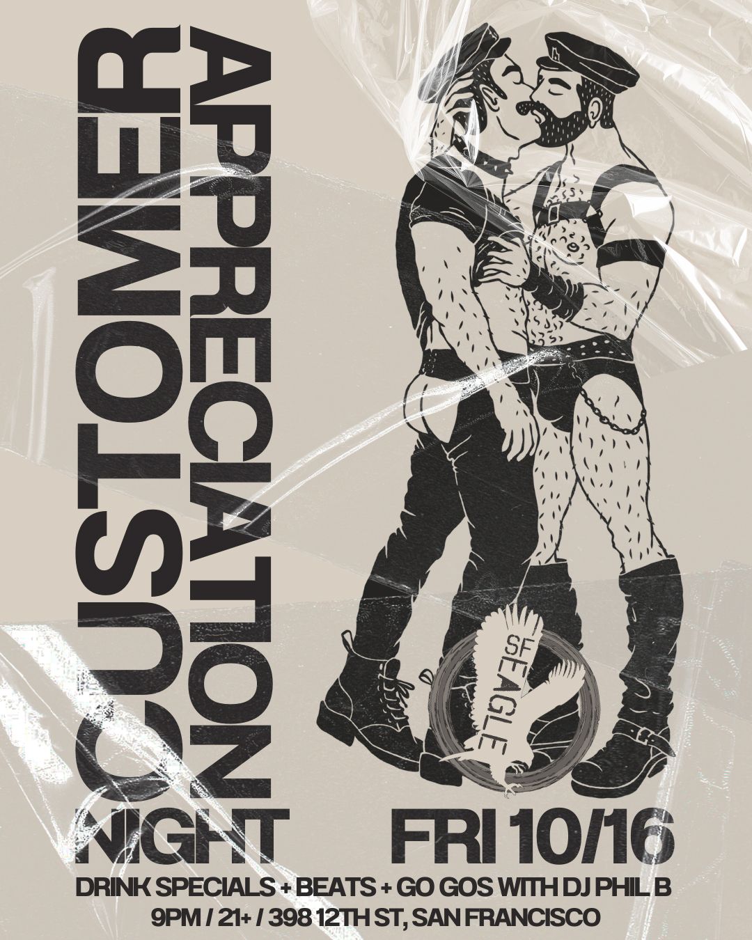Customer Appreciation Night flyer