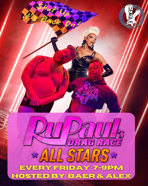 Drag Race All Stars Watch Party flyer