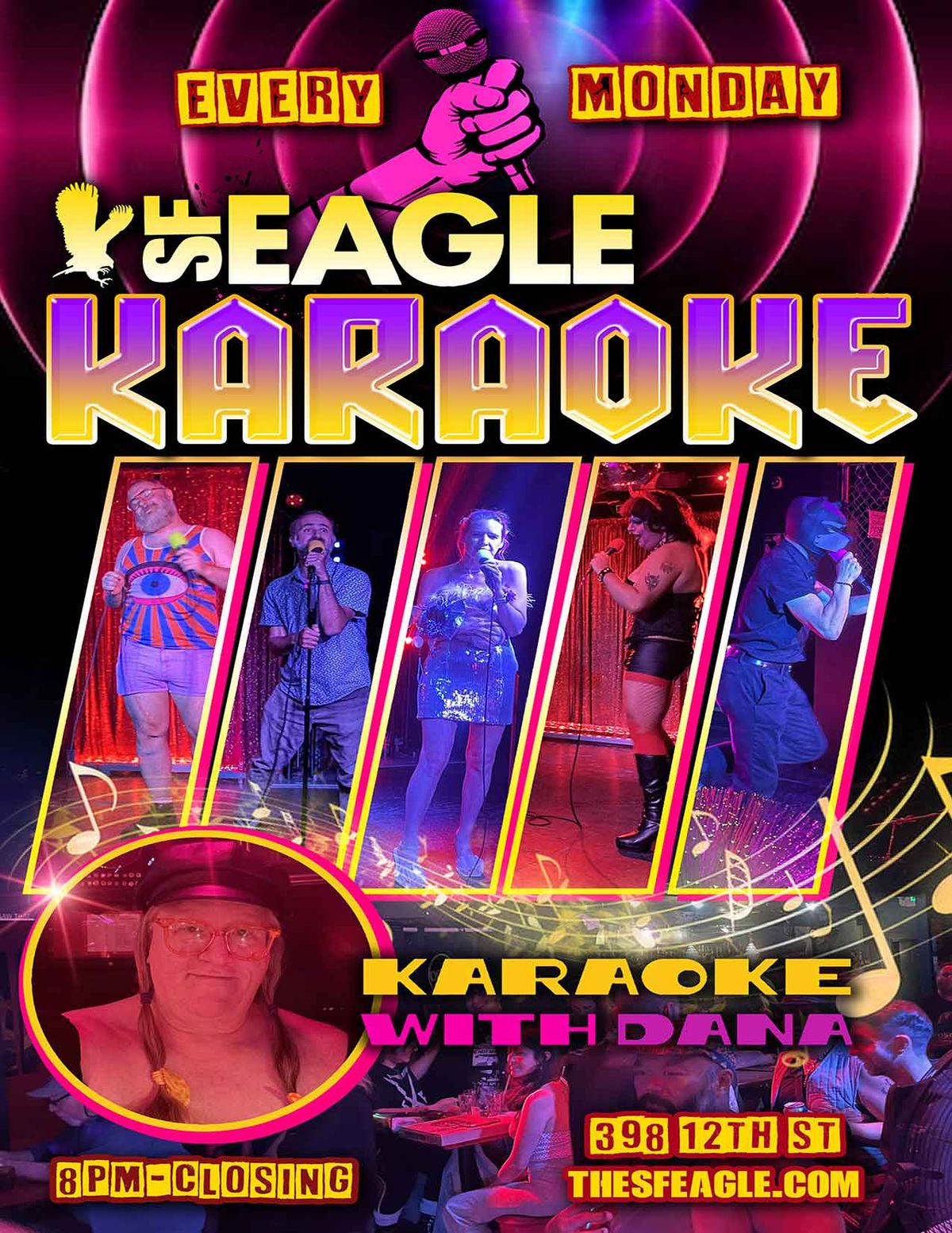 Karaoke with Dana flyer