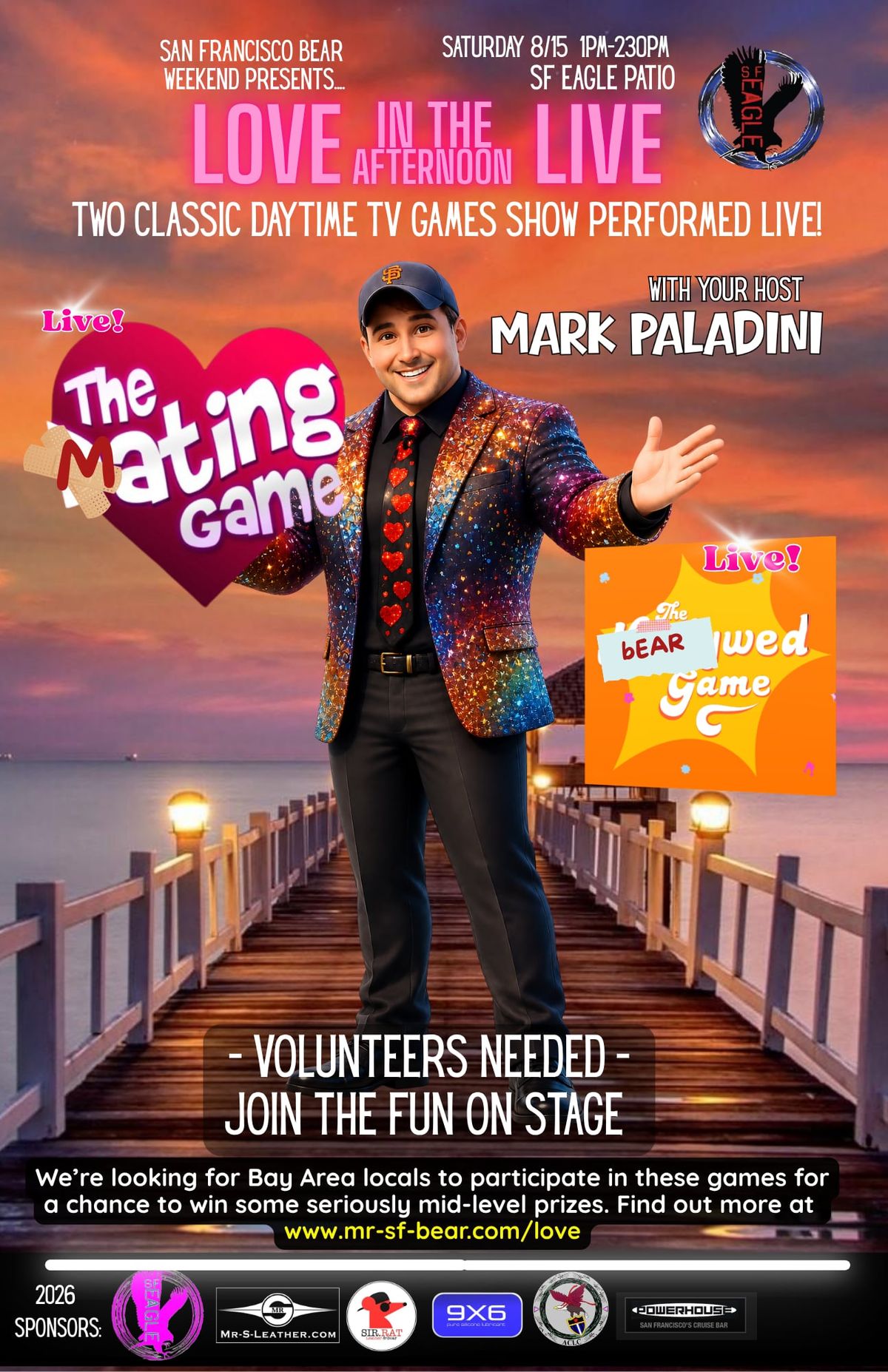 Mark Paladini’s The Mating Game LIVE flyer