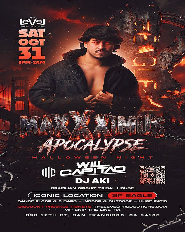 Maxximus Apocalypse Halloween Party flyer
