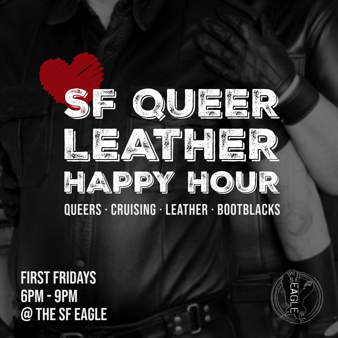 Queer Leather Happy Hour flyer