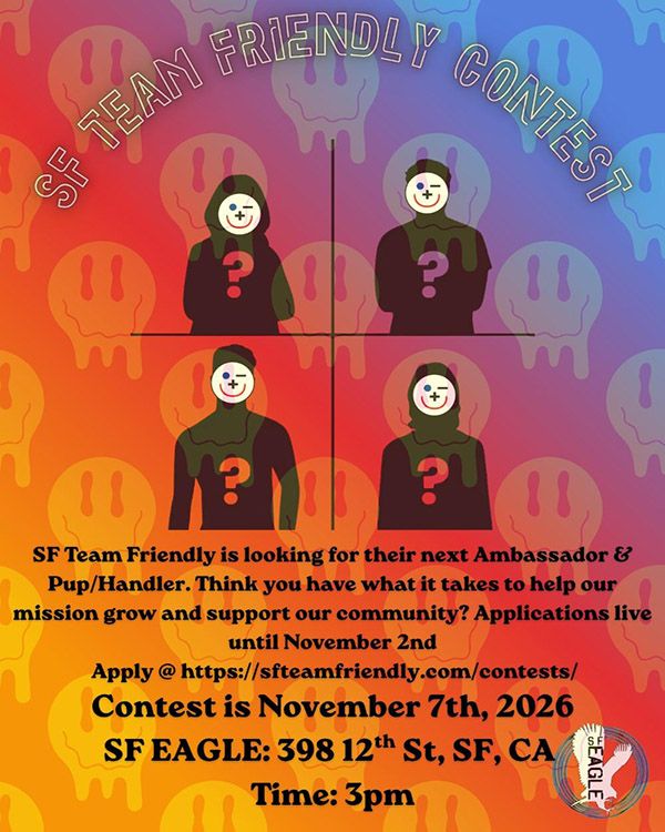 SF Team Friendly Contest flyer