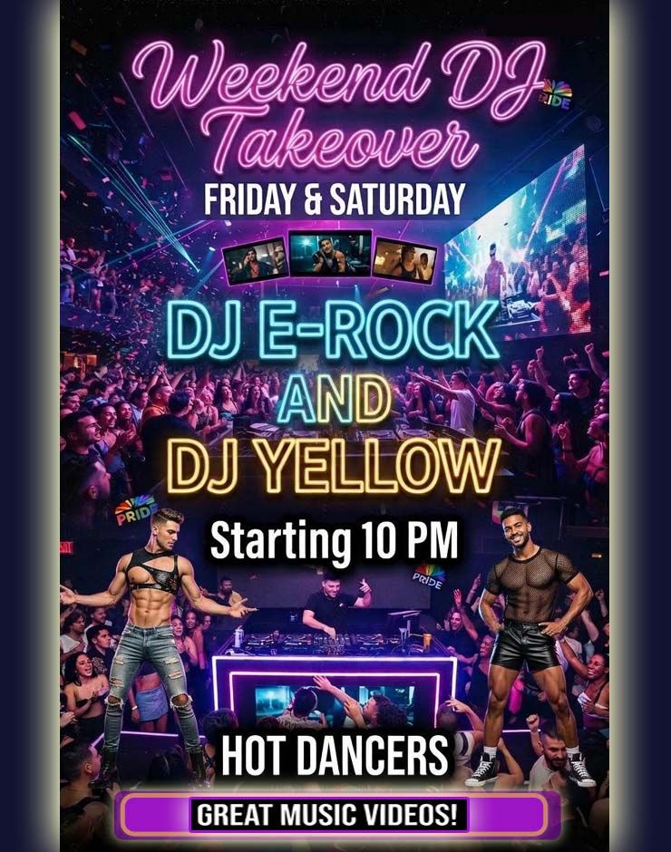 Weekend DJ Takeover flyer