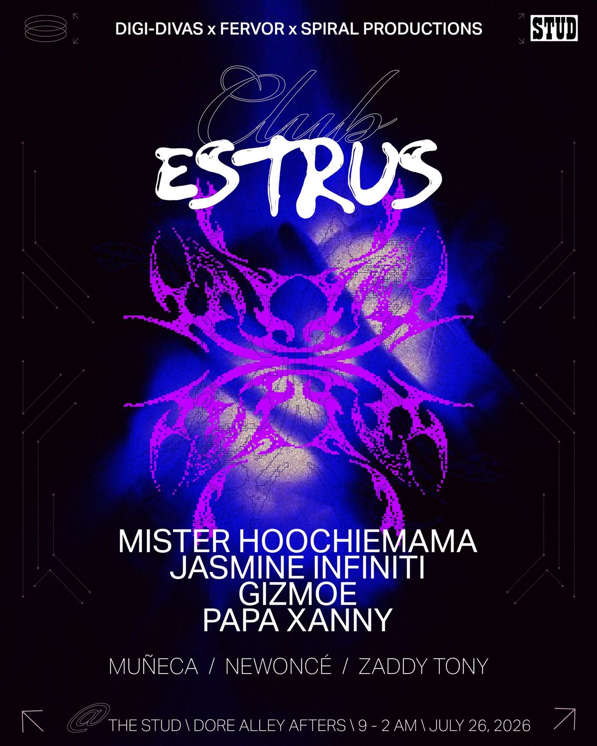 CLUB ESTRUS flyer