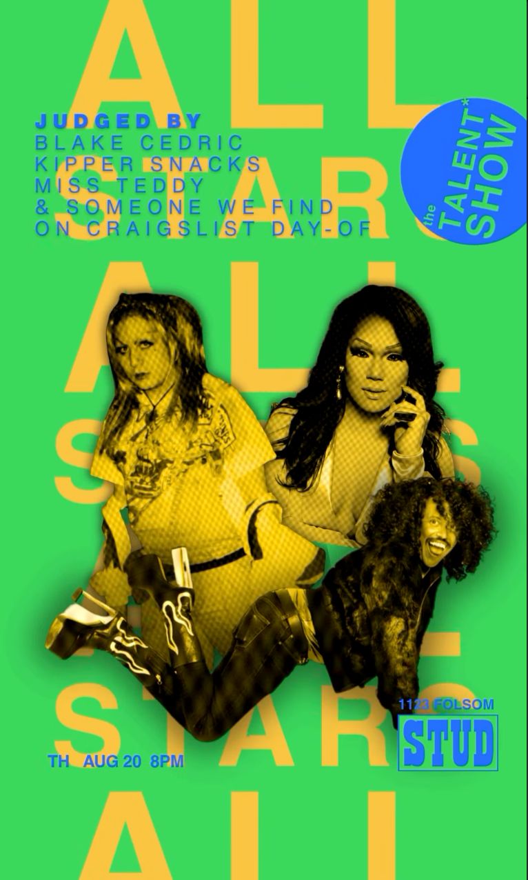 TALENT SHOW ALL STARS flyer