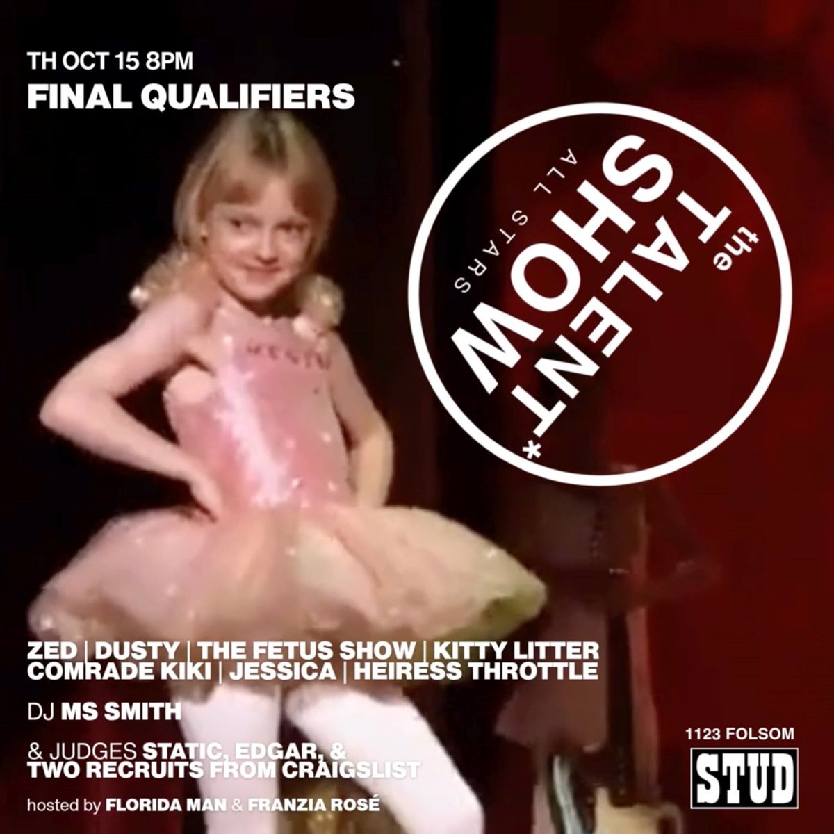 TALENT SHOW flyer