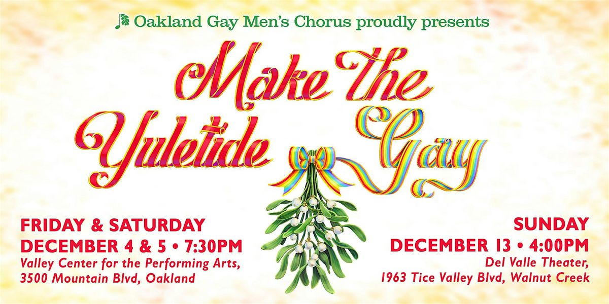 Make the Yuletide Gay! flyer
