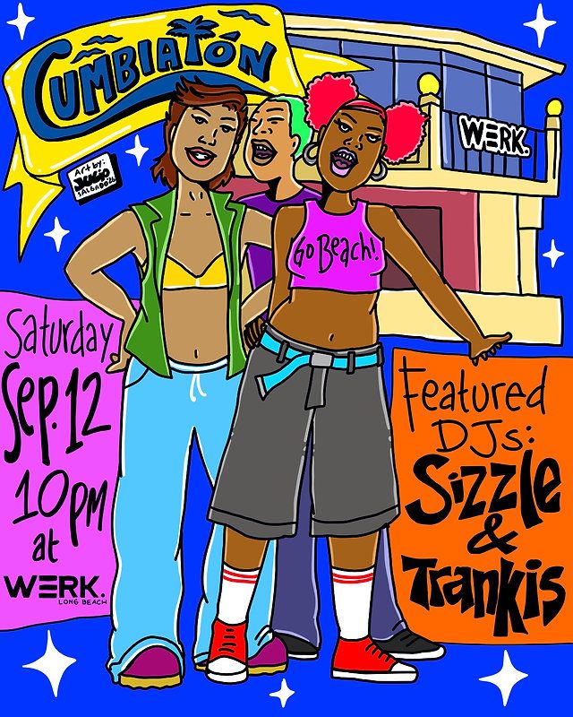 CUMBIATON - Latin Cumbia  and Ragaeton flyer