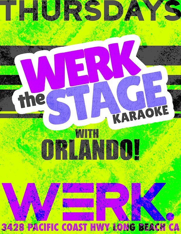 Karaoke - Werk The STAGE flyer