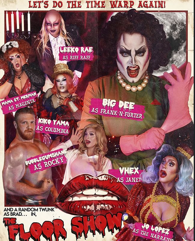 THE FLOOR SHOW: Rocky Horror Parody flyer