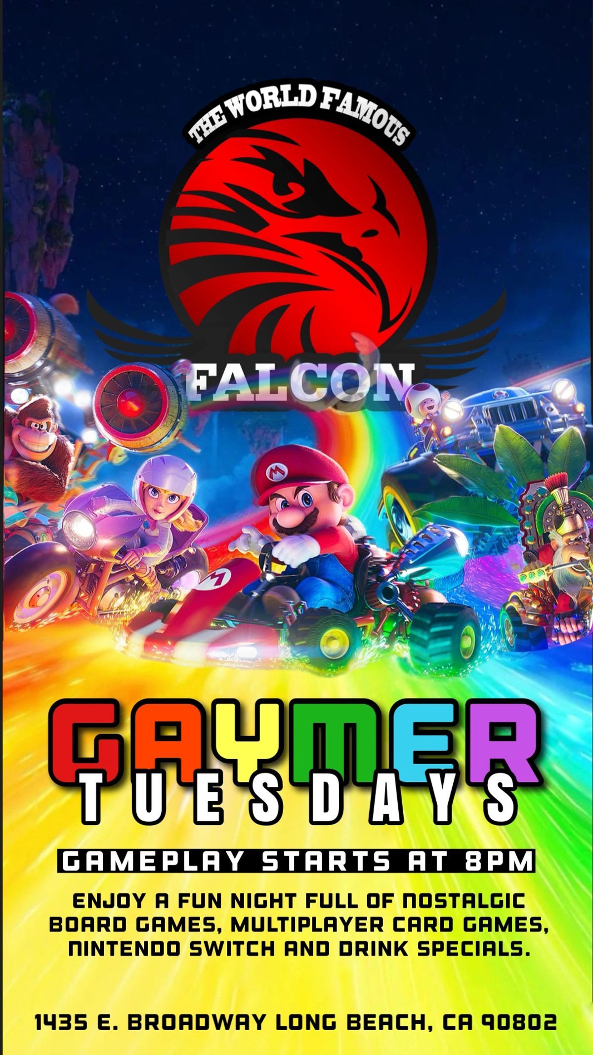 Gaymer Tuesdays flyer