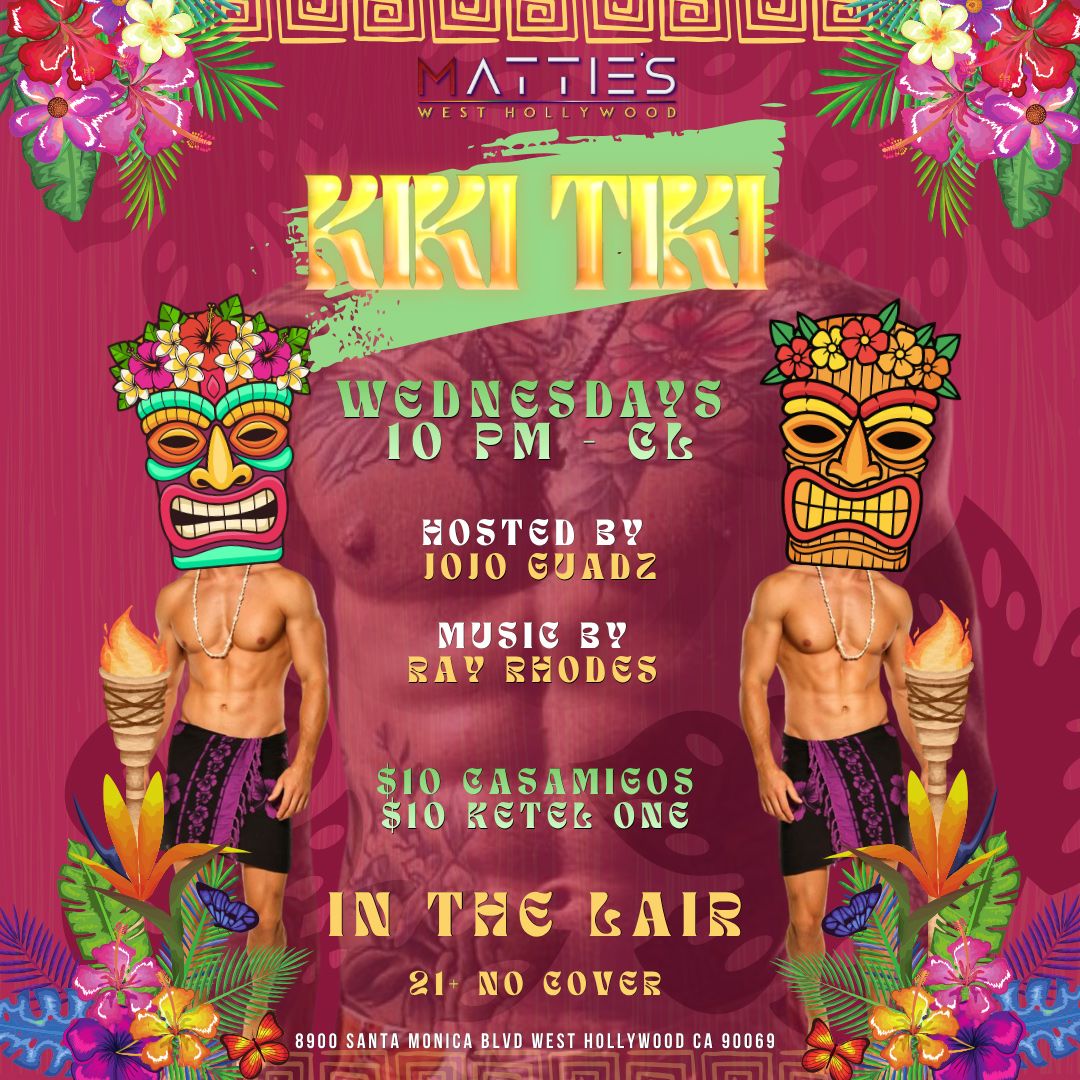 KIKI TIKI flyer