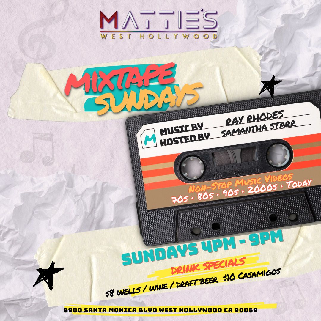 Mixtape Sundays flyer