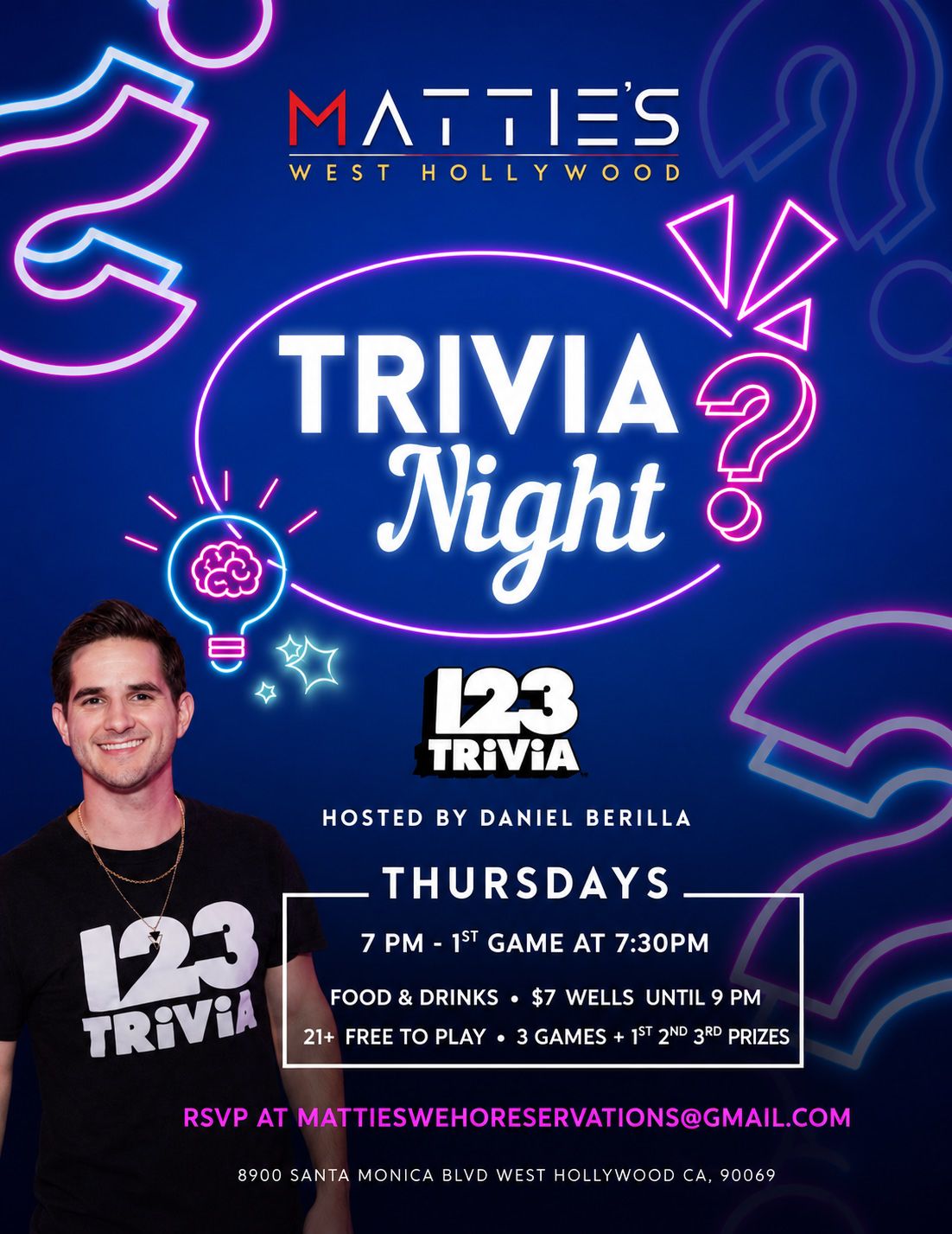 Trivia Night flyer