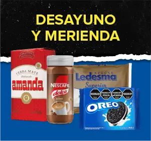 Desayuno y merienda