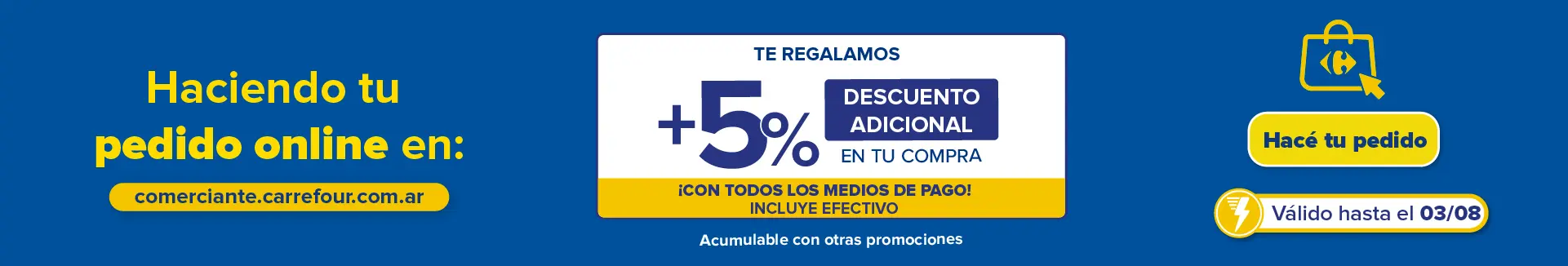 Medios de pago 5%