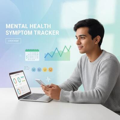 mental health symptoms tracker checklist banner